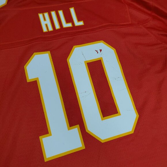 Kansas City Chiefs Jersey Mens Large Red Tyreek Hill NFL Pro Line Football * - Picture 10 of 12